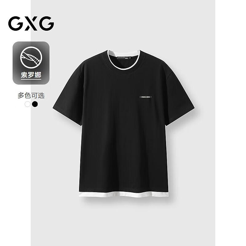 GXG Men s Faux Two-Piece Round Neck T-Shirt XL