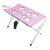 Adjustable Pet Grooming Stand Table with Foldable Stand, Strap, Cat Hammock, 8-Hole Small Dog Tool Washing Station for Bathing, Nail Trimming of Dogs