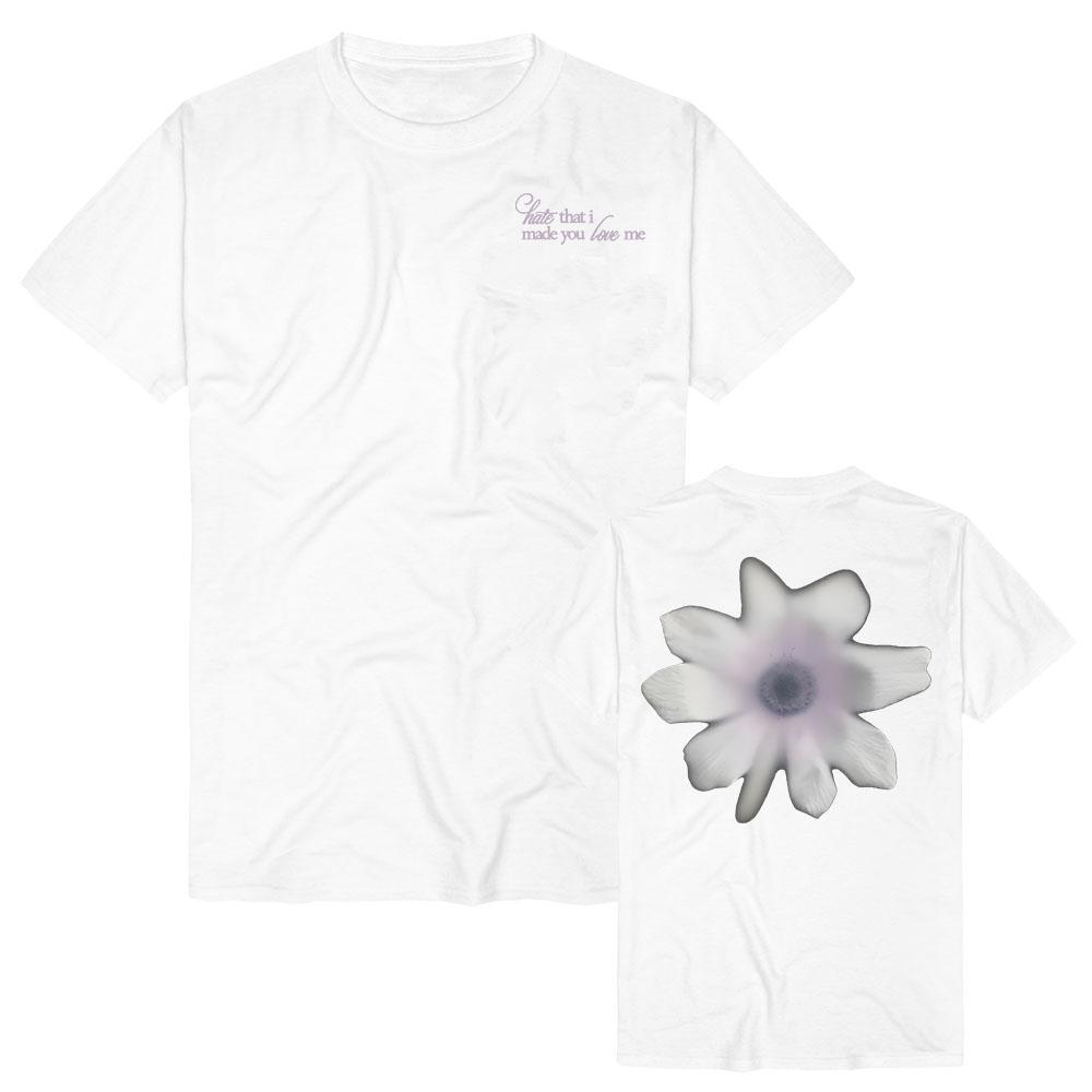Hate That I Made You Love Me Photo T-shirt Ariana Grande Petal Flower Design Graphic Print Tees Short Sleeve Cotton Female Shirt