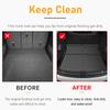 For Tesla Model Y 2024 Front Rear Trunk Mat TPE Lower Storage Box Pads Protective Cover Cargo Liner Trunk Tray Floor Mat
