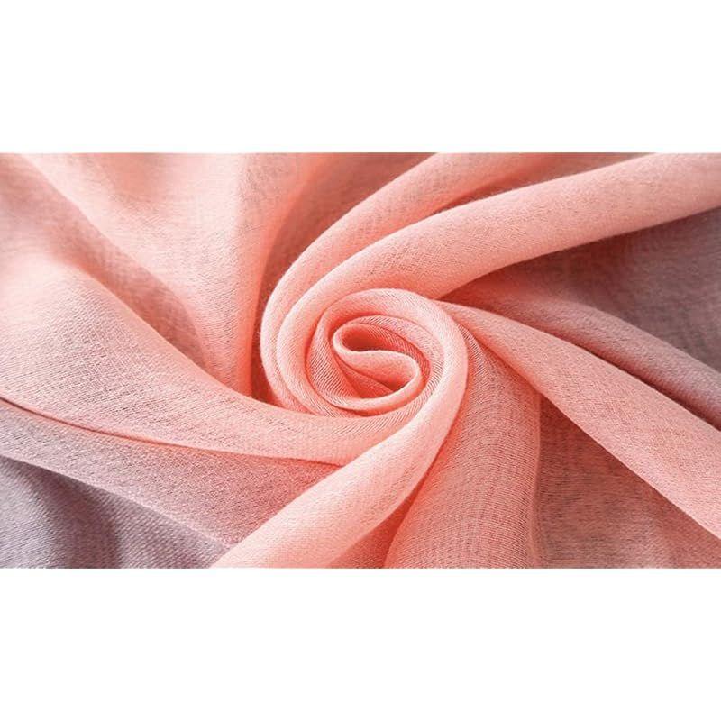 Used (MAYUDAMA SILK) Silk Scarf Stole Spring/Summer Shawl Stylish Cold Protection Sun Protection for Women (7. Powder Ash) 0
