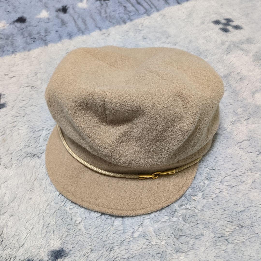 Used CA4LA Kashira Hat Wool Nylon Beige Very Good Condition