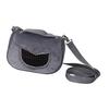 Gray Flannelette Portable Breathable Pet Hamster Carrier Outgoing Bag for Small Pets Guinea Pig