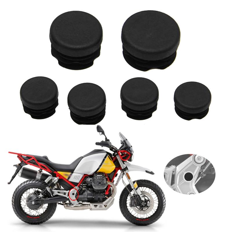 6PCS Motorcycle Accessories Frame Hole Cover Caps Plug Decorative Frame Cap Set Fits For MOTO GUZZI V85TT V85tt 2019-2022