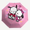 Pacha Dog Automatic Open/Close Umbrella-Cute Umbrella with Cute Design, Portable 3-Fold Compact Umbrella for Men & Women, Halloween Christma