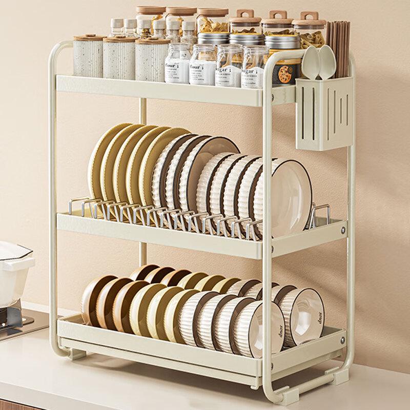 Lubangxiong 3-Tier Stainless Steel Kitchen Dish Drying Rack