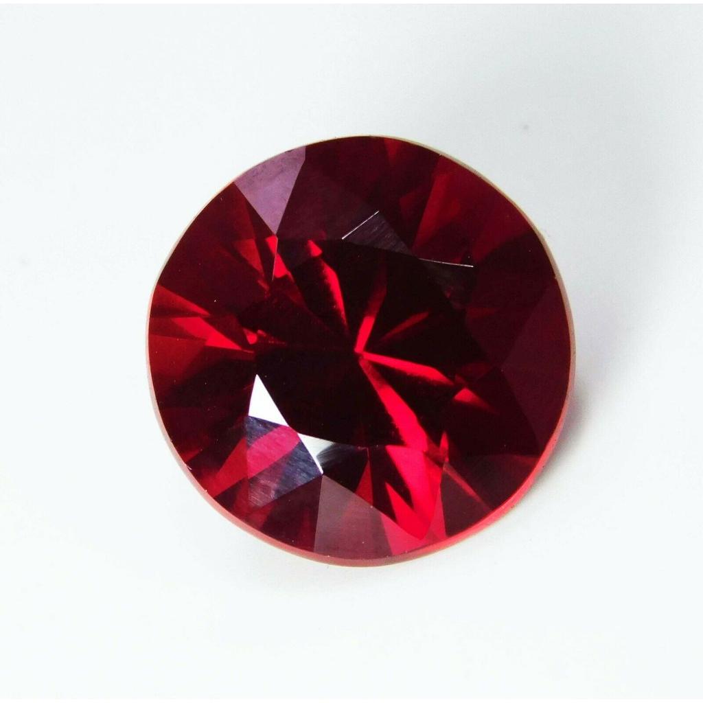 Red Round Diamond Cut 12 MM Ring Size 8 Ct Natural Ruby   Loose Gemstone