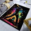 1PC Baseball Swing Colorful Splash Carpet for Living Room Bedroom Sofa Home Decor Rus Non-slip Floor Mat Luxury Gift