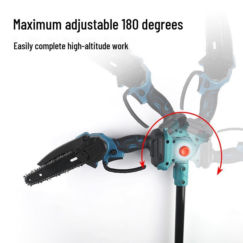 Rechargeable Handheld Lithium Chainsaw: Cross-border Electric High-Altitude Pruner for Woodworking & Garden Logging