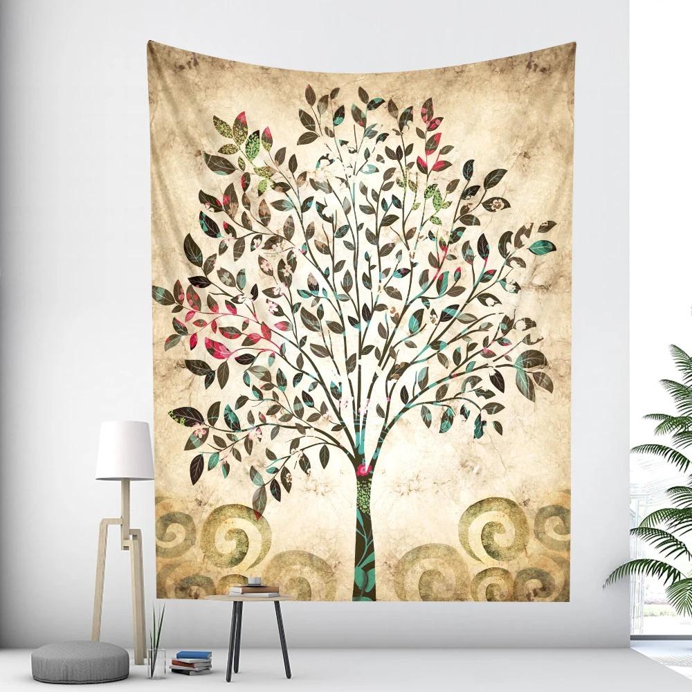 Tree of Life Psychedelic Scene Tapestry Office Living Room Decoration Home Wall Tapestry