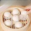 400pcs Non-Stick Steamer Basket Liners with Perforated Center-Round White Steam Cook Paper with Airflow Holes,Kitchen Essentials