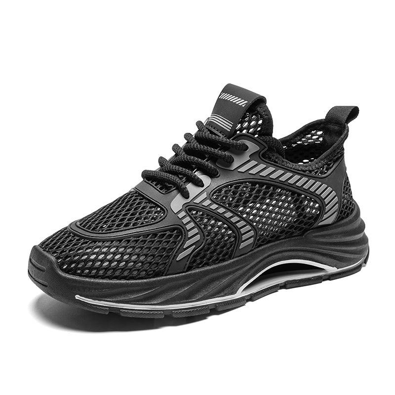 Sommer Herrenschuhe Outdoor Mesh Schuhe Herren 45 große Größe atmungsaktive trendige Schuhe Herren hohle Sport- und Freizeitschuhe