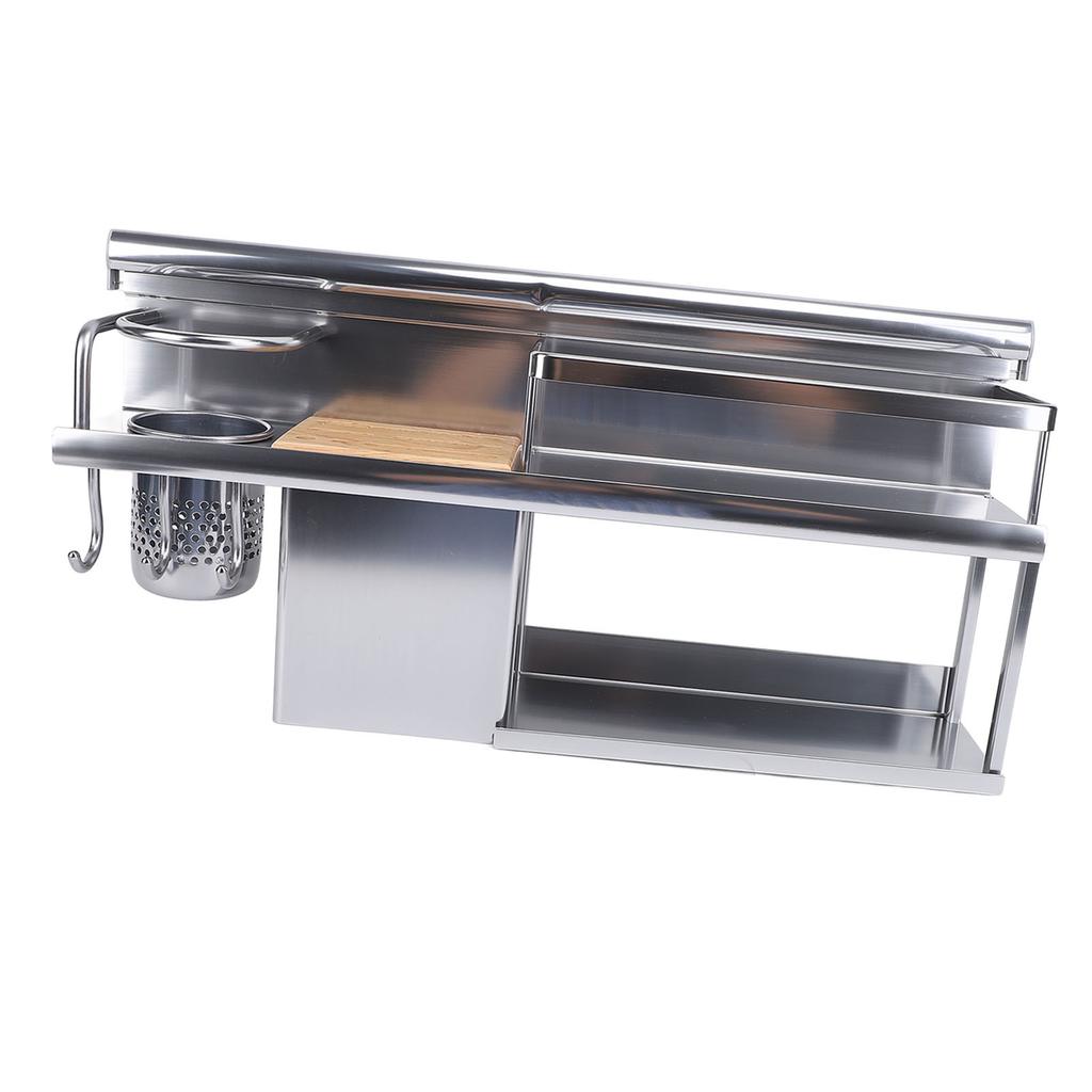 Wall Mounted Kitchen Organizer Rack Aluminium Alloy Hanging Blade Holder Tool Storage Racks for