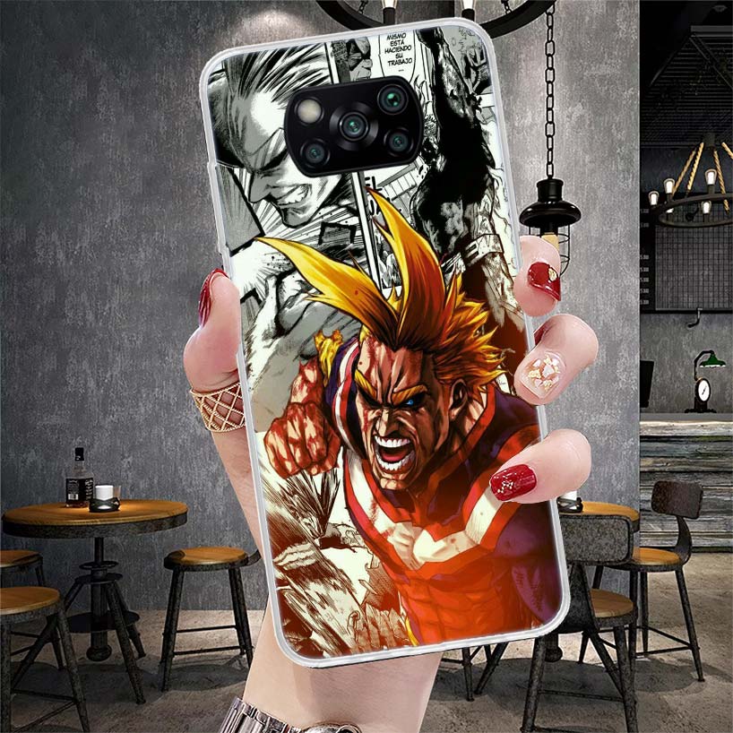 My Hero MHA Deku Phone Case For Xiaomi Redmi 15C 15 13C 13 Poco X5 X6 X7 F7 Ultra M7 12C 12 10 10C 9C 9A 9T 9 Fundas Poco X3 X4