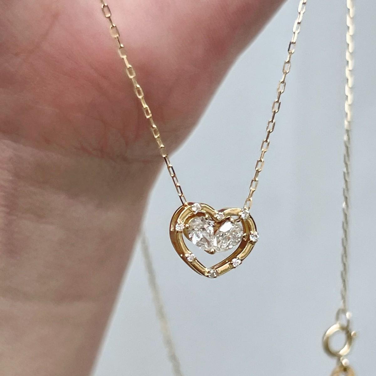 Silver Art Niche Heart S925 Sterling Silver Pendant Necklace for Women - Versatile, High-End, Simple Fashion. 925 Silver