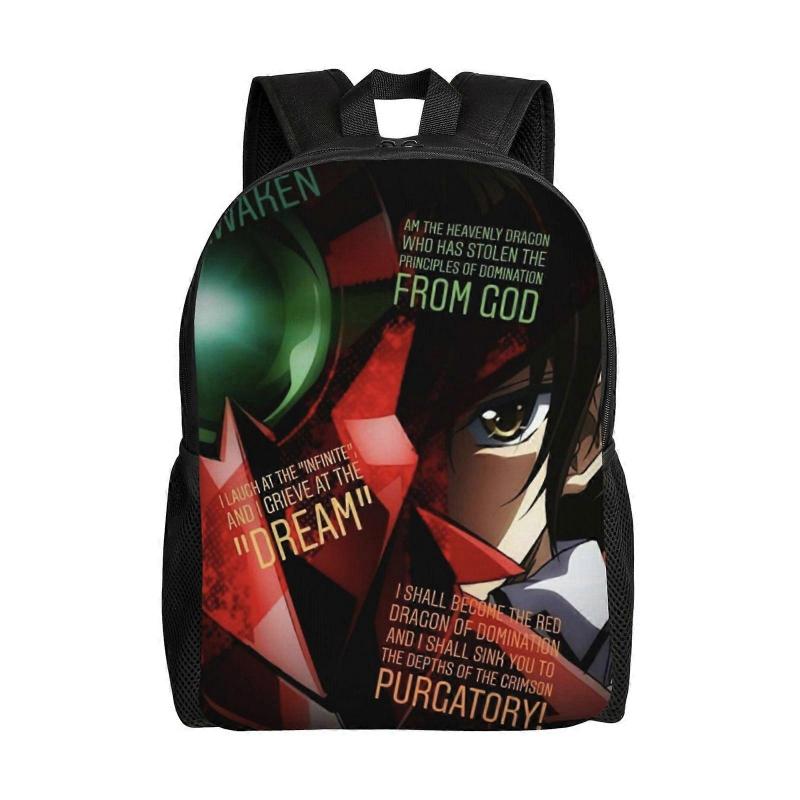 hyoudou issei Anime Backpack Cartoon Travel Bags 3D Printed Casual Daypacks-SYS395