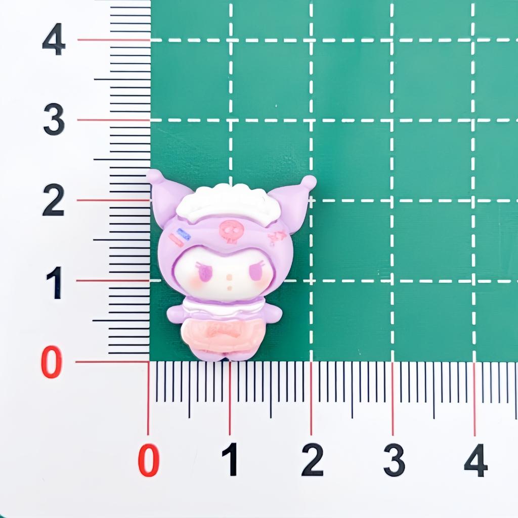 10Pcs New Kawaii Cute Candy Bow Tie Cartoon Animalseries Flat Bottom Scrapbook Diy Jewelry Making Hairwear Accessorie A130