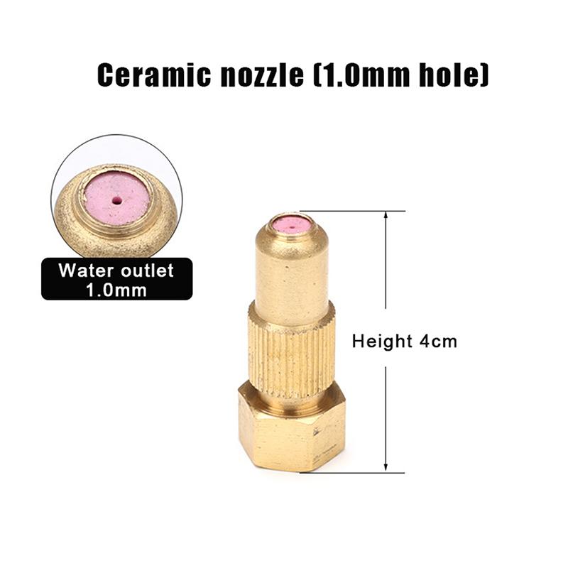 Agricultural Irrigation Nozzle 16*41*8Mm Adjustable Pottery Nozzle High Quality Pottery Adjustable Spray Effortless Installation