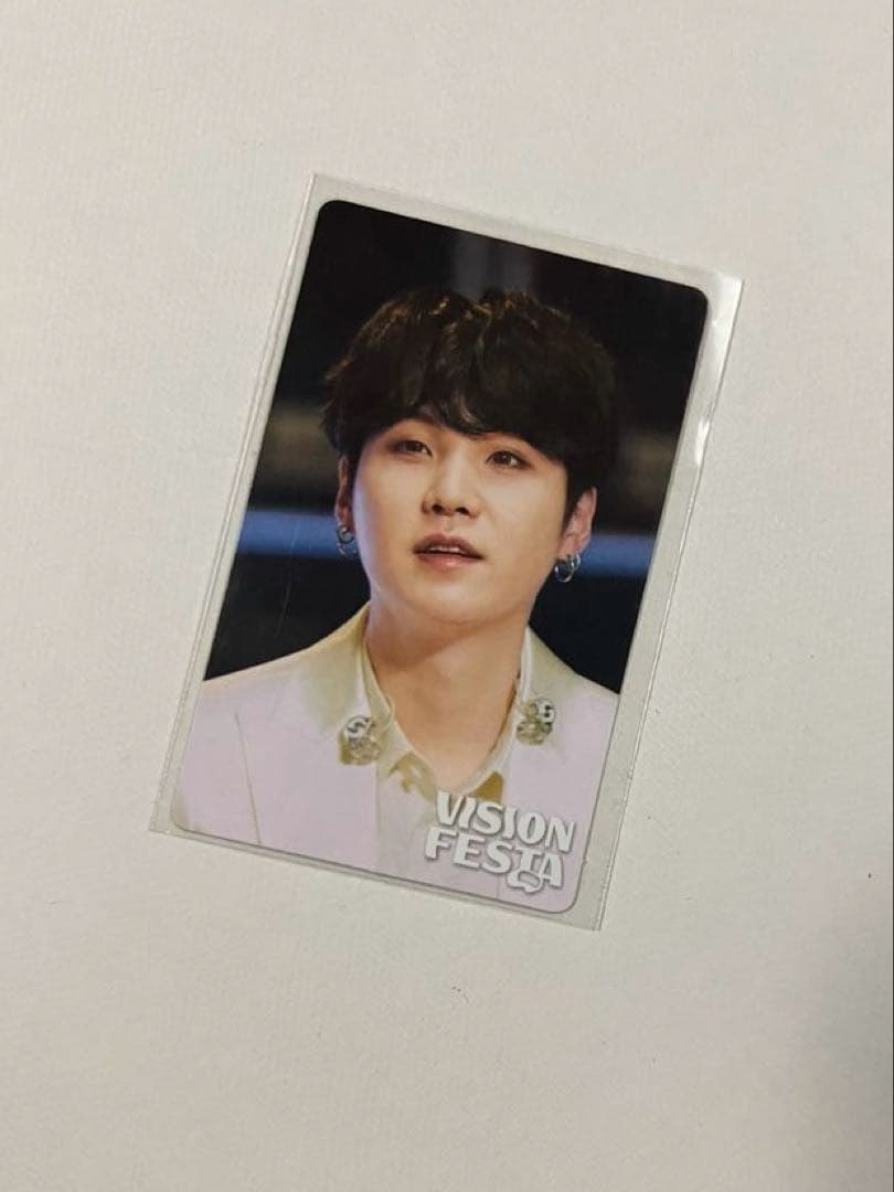 [USED] VISION FESTA BTS SUGA (Yoongi) Entry Bonus: Photocard