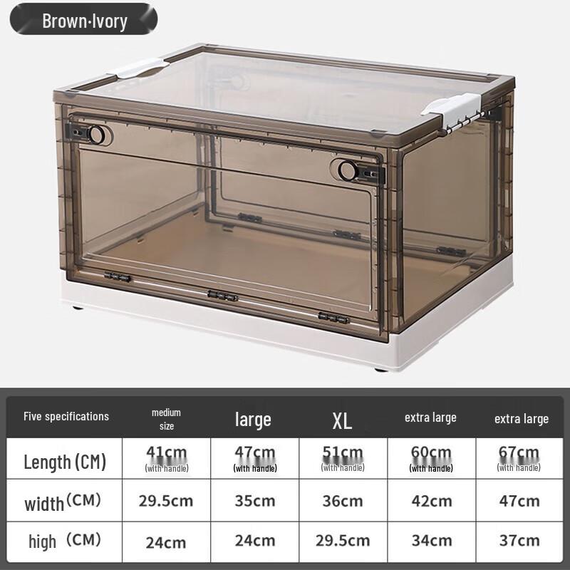 Taoli Outdoor Foldable Transparent Storage Box