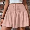 Lace Up Sports Shorts Skirt Loose Pajama Pants Fashionable Beach Short  Casual Wear