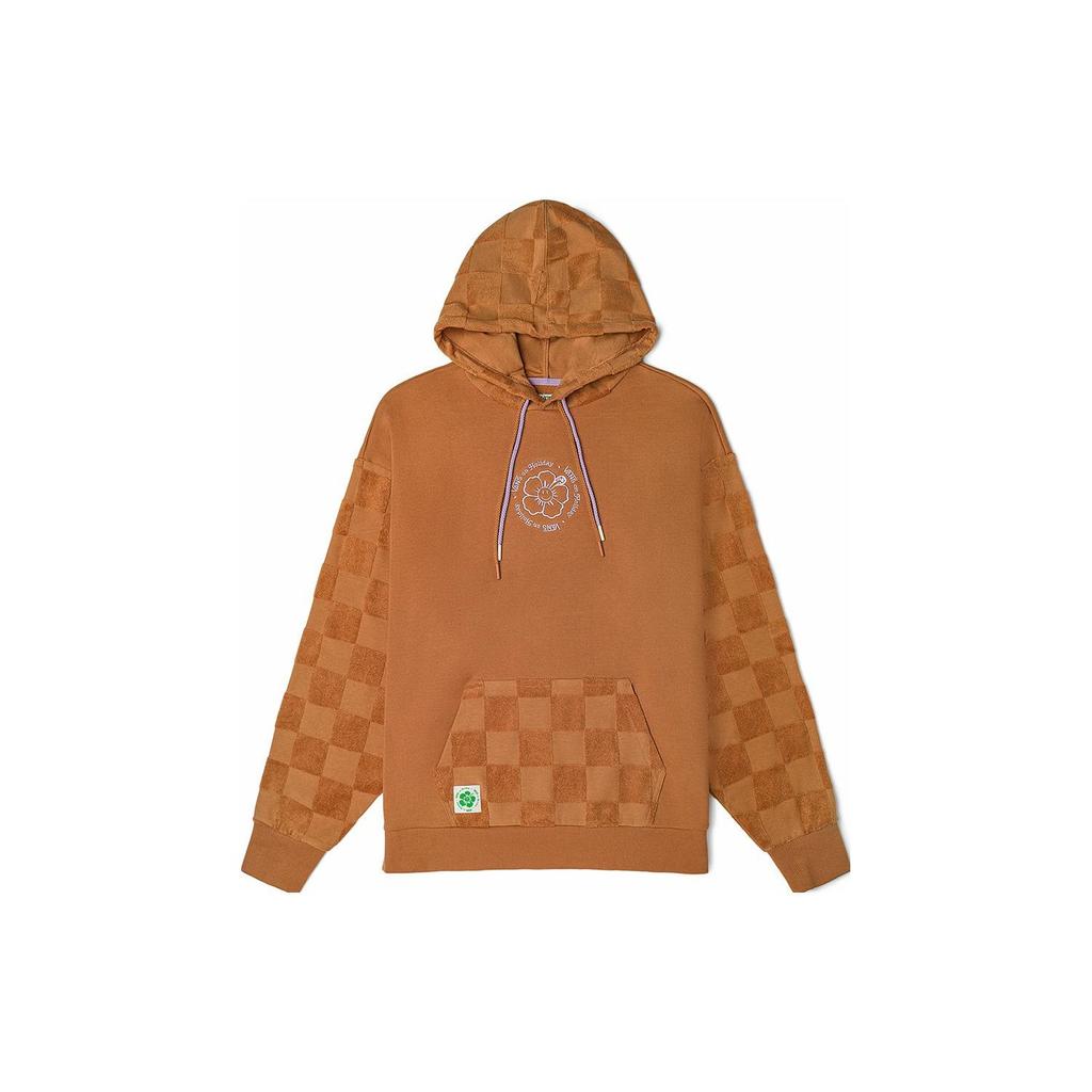 Vans Emma Mulholland Checkerboard Hoodie Women Hoodies Brown VN0A7YKNYLY-153151