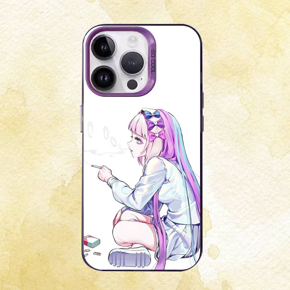 

Пикселизация KAngel Ame-Chan Чехол для iPhone 11,12,13,14,15,16,17 Pro Max XS X XR mini SE 8,7 Air Plus Чехол iPhone15promax