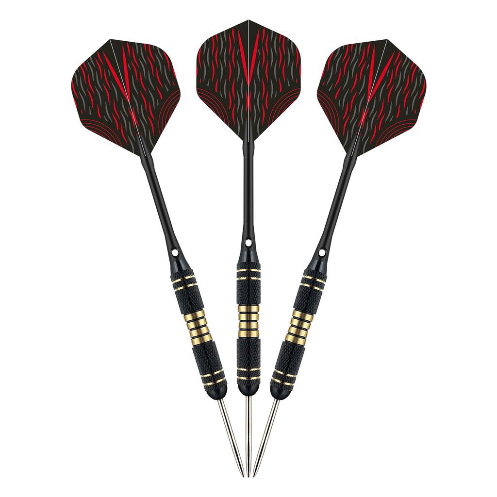 1 Set Steel Tip Brass Dart Professional Steel Tip Brass Dart Set 22g Metal Dart Set Indoor Sports Games Durable