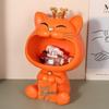 Cat Figurine Key Box: Decorative Entryway, Shoe Cabinet, Living Room Tabletop, Room Accent, Housewarming Gift.