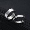 iF ME 8pcs Stainless Steel Ring, Bracelet, Necklace Set, Steel Color Men's and Women's Hip-hop Jewelry Accessories, A Gift for Son and Husband