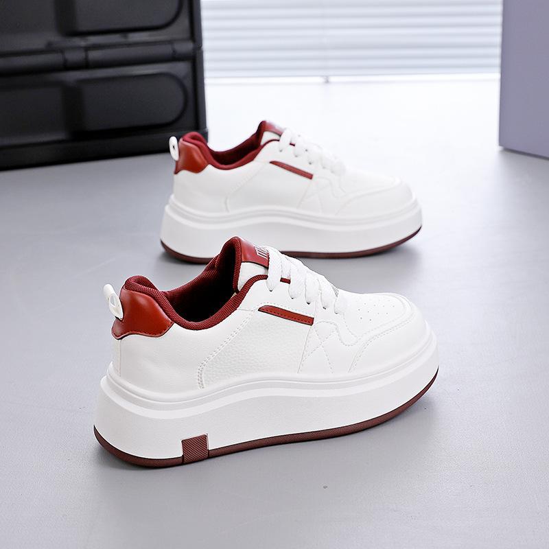 Chaussures à plateforme simples polyvalentes pour étudiants de printemps, chaussures de sport et de loisirs pour femmes, mode