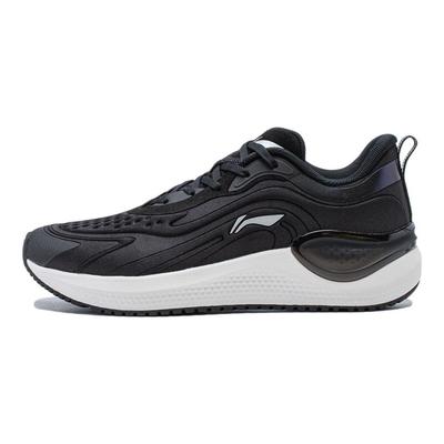 Li Ning Easy Fit Lightweight High Resilience Comfortable Shock Absorption Durable Low Top Running Shoes Women Sneaker Black ARST042-1