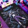 Jinx Print Rug, Washable Floor Carpet, For Entryway Dorm Laundry Room Office Study, Home Decor Birthday Christmas Gift