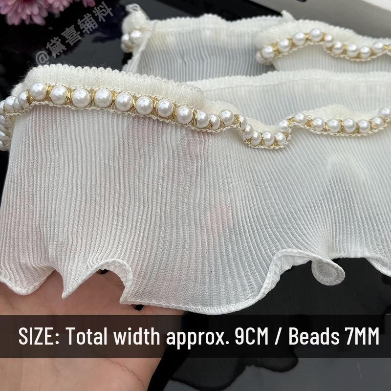 Chiffon Beaded Lace Accessories: DIY Clothing, Apparel, Shoes, Hats, Curtains, Table Lamps & Cushions.