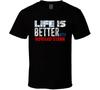 Life Is Better With Howard Stern Comedian Comedy Worn Look Cool Fan T Shirt Mens Womens Tees Top