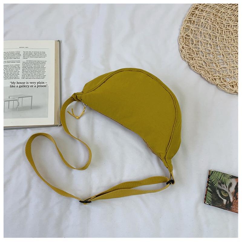 

Simple casual bag women s summer new large-capacity nylon dumpling bag fashionable versatile shoulder messenger bag жёлтый