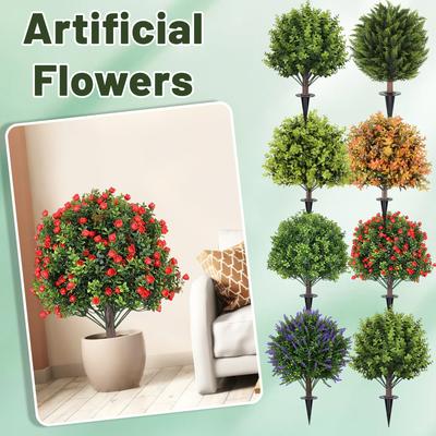 Spring And Summer Outdoor Garden Courtyard Ground- Artificial Green Plants