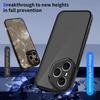 KEYSION Matte Translucent Black Phone Case for HONOR 400 Pro 5G Silicone+PC Clear Shockproof Back Cover for Honor 400 Lite 5G