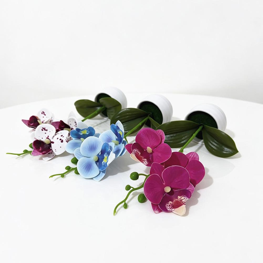 Artificial Orchid, Home/Office Decoration - Display of Living Room Dining Table, Entrance Flower Decoration, Not Easy to Fade