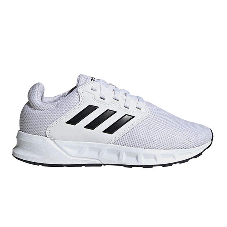 adidas Showtheway Slip Resistant Abrasion Resistant Low Top Kids' Running Shoes White Black Kids' FX3857