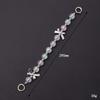Fashion Acrylic Starry Beaded Chain Keyring Gradient Colorful Bowknot Pendant Detachable Phone Lanyard Bag Accessories