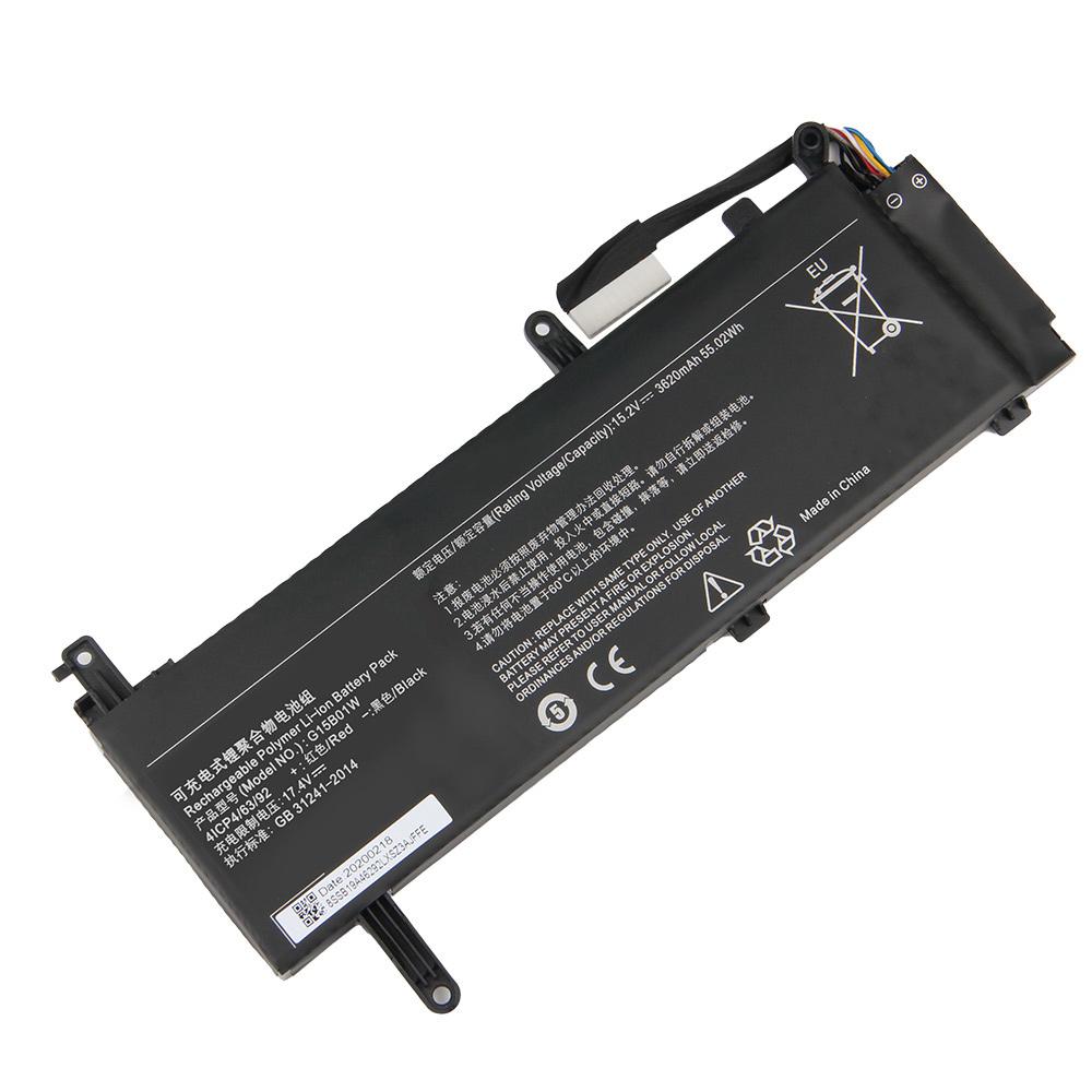 NEW Replacement Battery For Xiaomi Notebook 15.6" TM1705 TM1801 GTX1050Ti/1060 171502-AK/AN/AA/I G15B01W Laptop Battery 3620mAh