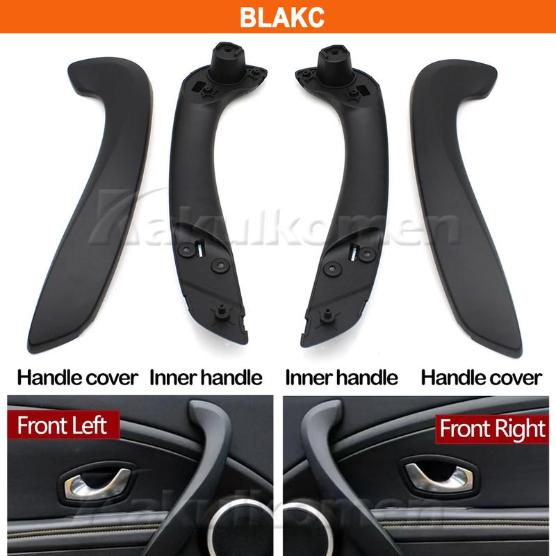 Per Renault Megane 3 III Fluence 2008-2016 Interno Anteriore Sinistro Destro Maniglia Interna Porta Esterna Copertura 809600015R 197012651