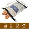 3PCS Bread Bags With Zipper, Bread Bags for Homemade Bread, Reusable Sourdough Bread Bags with Double Lining, Large Bread Container to Keep Bread