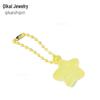 Candy Color Jelly Star Keychain: Cute Pendant Charm for Bags, DIY Accessories, Unisex Style