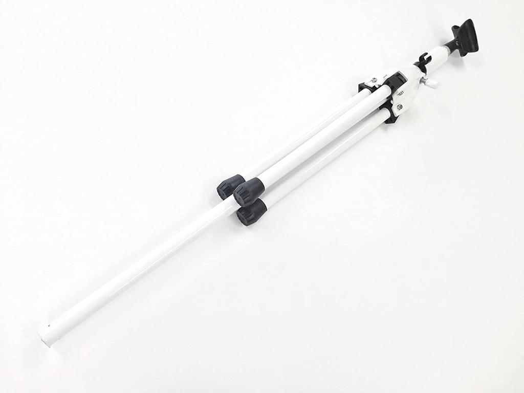 KC Microphone Stand Straight MCS-4400WH White (Soft Case, Microphone Holder Included)