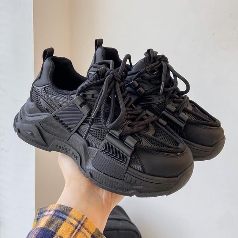 American Style Chunky Platform Sneakers Women Spring Thick Soled Sport Shoes Woman Designer Platform Shoes for Women