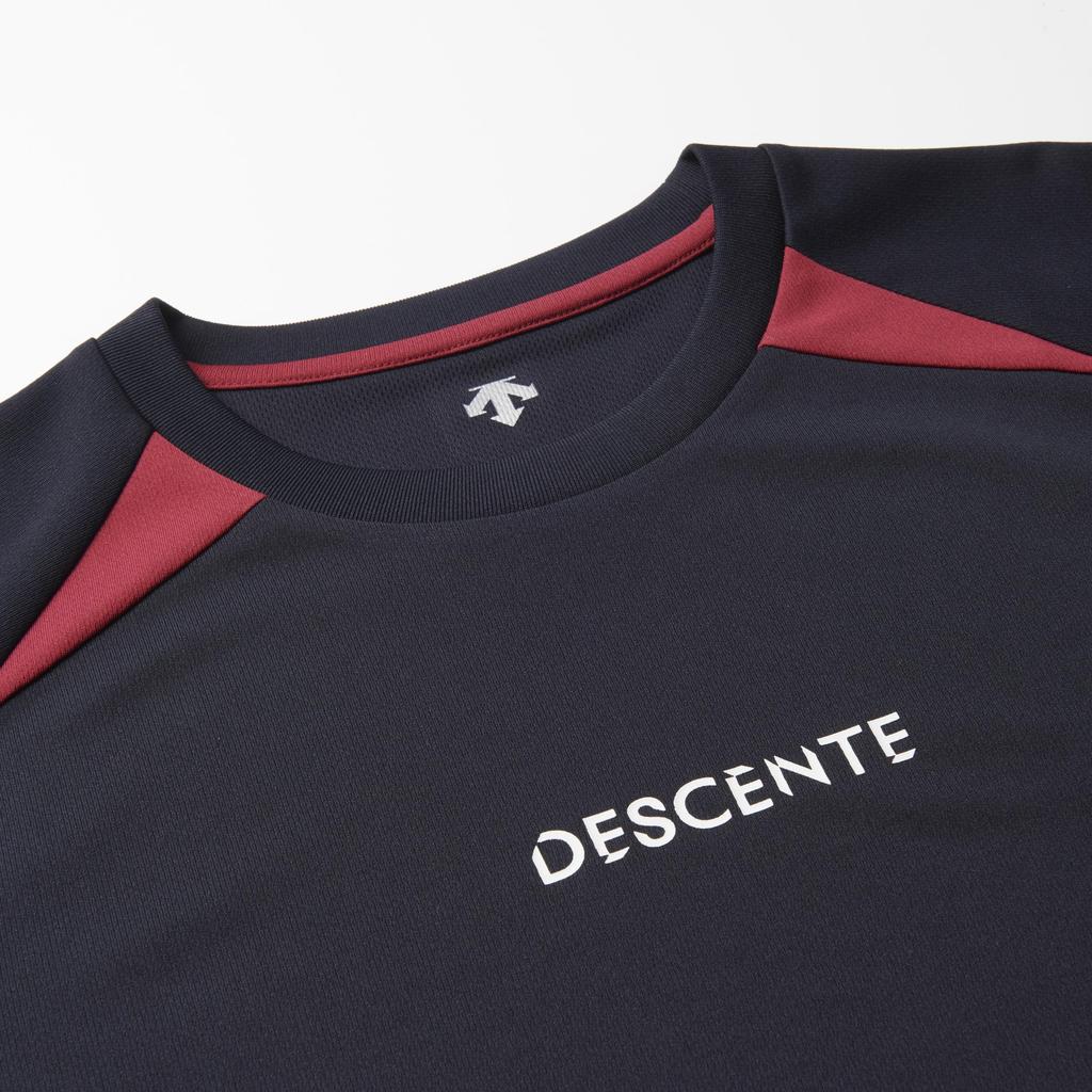 DESCENTE Long Sleeve Volleyball Easy Arm Flying Yuki Navy T-Shirt, Movement, Receive, Ishikawa,