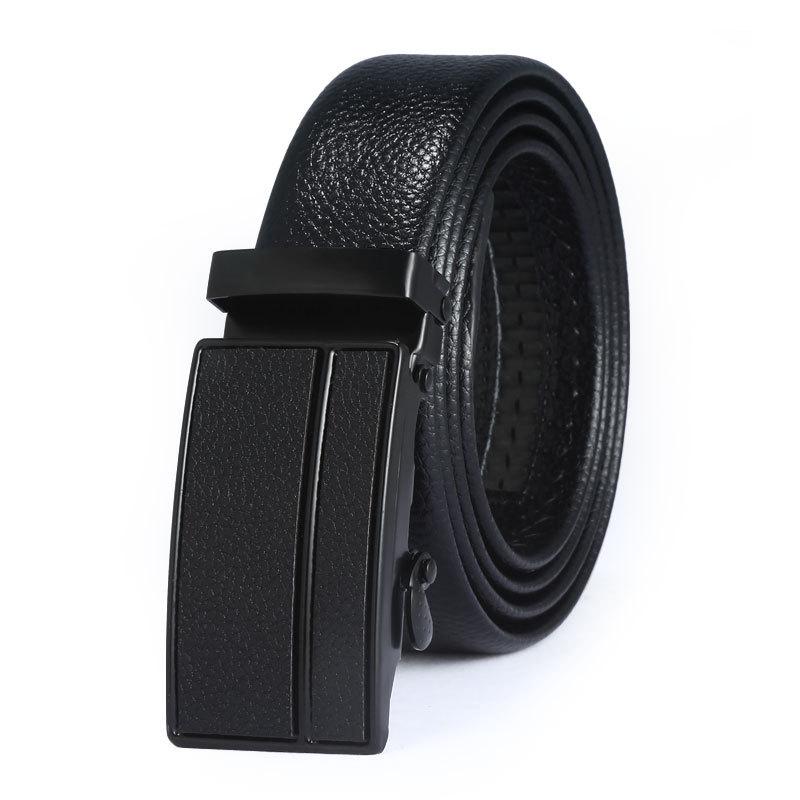 Men's Automatic Buckle Leather Belt - Business, Casual, and Durable Gift Option