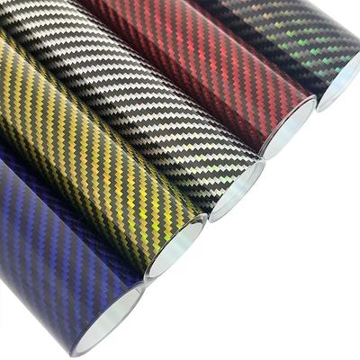 Carbon Fiber Vinyl Film 9D Effect High Gloss Motorcycle Body Stickers Wrap Foil Sticker for Car Motorcycle Interior Sticker